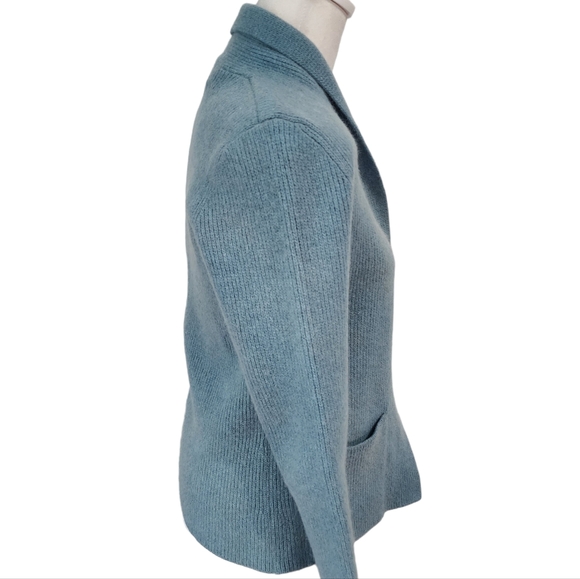 Vintage Adele Joyce Wool Angora Blend Single Button Cardigan Jacket - Picture 4 of 9